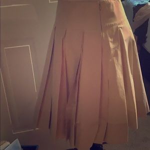 Charles Nolan knee length pleated skirt